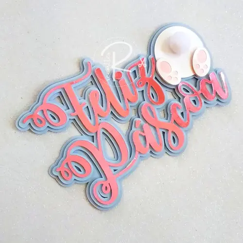 Arquivo de corte topo de bolo Páscoa