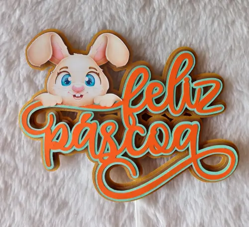 Arquivo de corte topo de bolo Páscoa