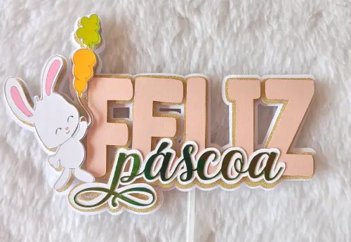 Arquivo de corte topo de bolo Páscoa