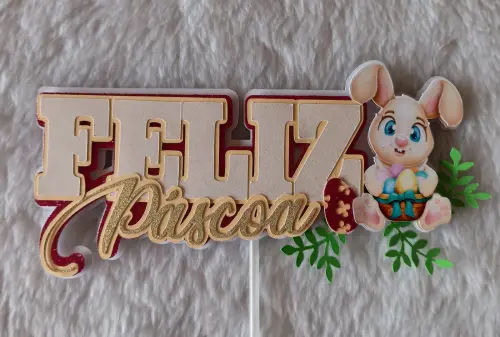 Arquivo de corte topo de bolo Páscoa