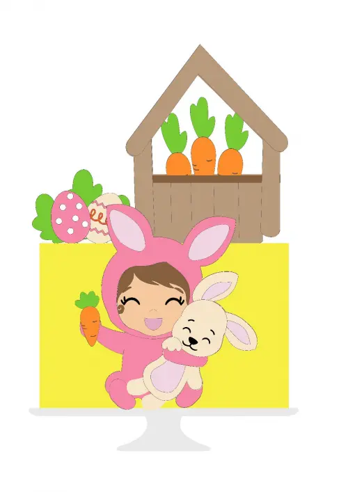 Arquivo de corte topo de bolo Páscoa