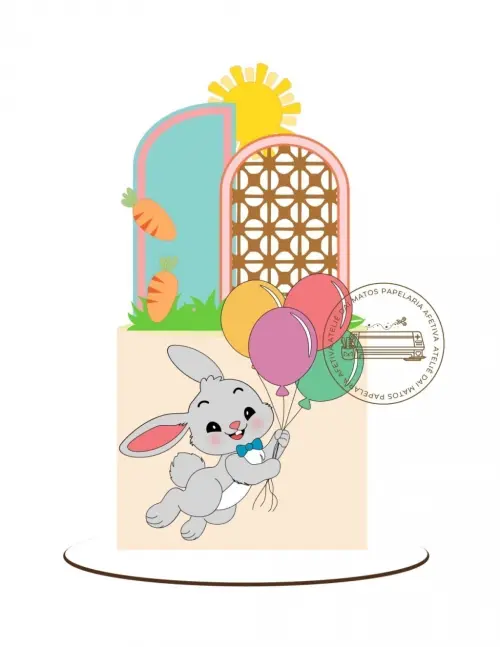 Arquivo de corte topo de bolo Páscoa