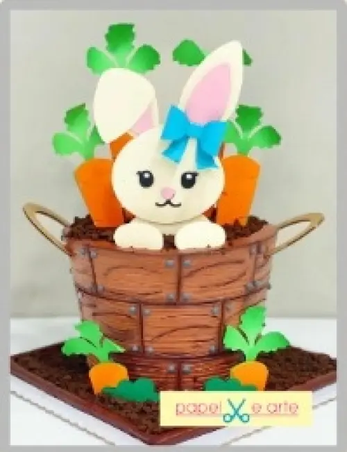 Arquivo de corte topo de bolo Páscoa