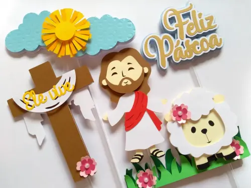 Arquivo de corte topo de bolo Páscoa