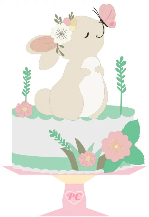 Arquivo de corte topo de bolo Páscoa