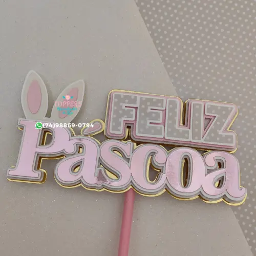 Arquivo de corte topo de bolo Páscoa