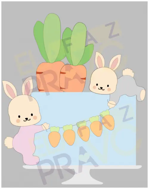 Arquivo de corte topo de bolo Páscoa