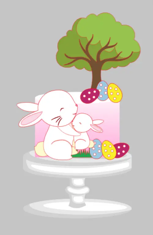 Arquivo de corte topo de bolo Páscoa