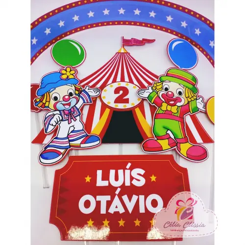 Arquivo de corte topo de bolo Patati Patatá