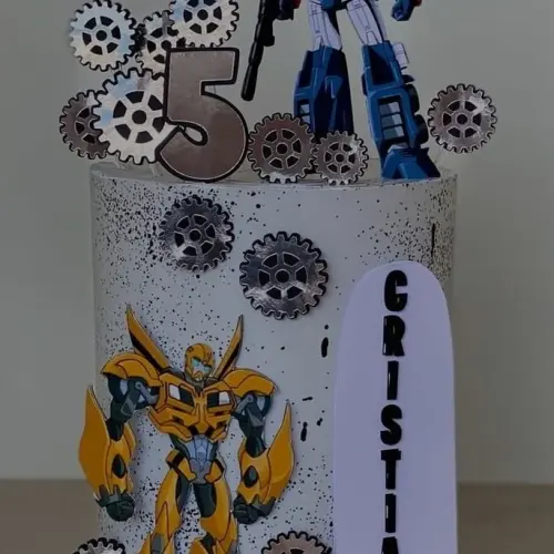 Arquivo de corte topo de bolo transformers