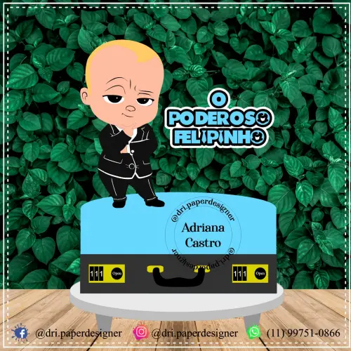 Arquivo de corte topo de bolo Poderoso Chefinho