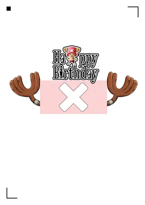 Arquivo de corte topo de bolo One Piece