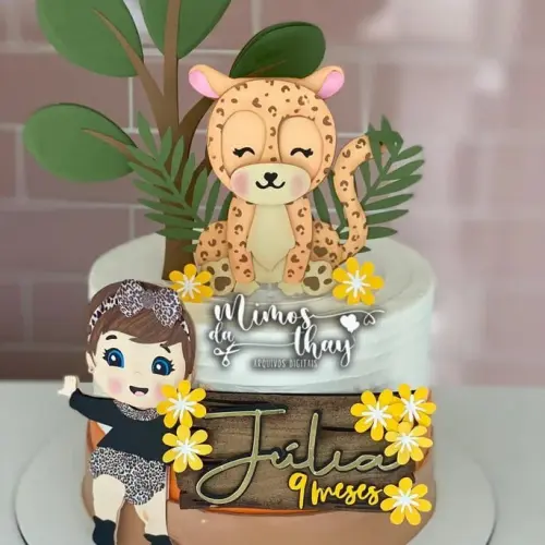 Arquivo de corte topo de bolo Oncinha