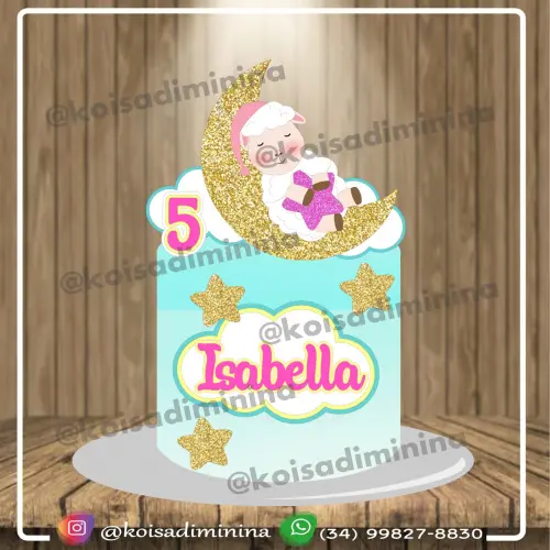 Arquivo de corte topo de bolo Ovelhinha