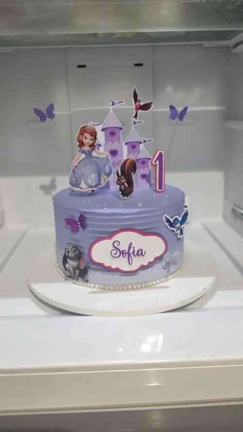 Arquivo de corte  Topo de Bolo Princesa Sofia