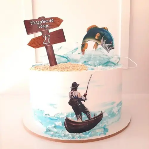 Arquivo de Corte Topo de Bolo Pescaria