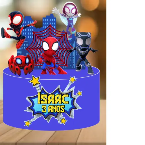 Arquivo de corte topo de bolo Spidey