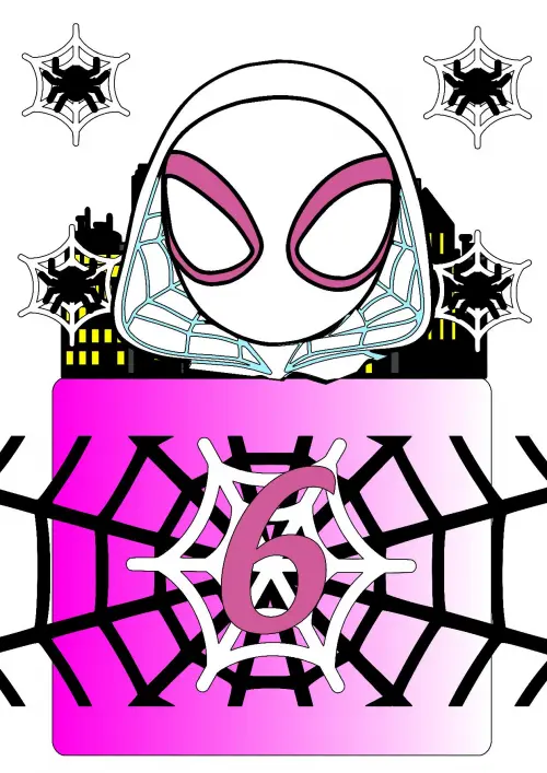 Arquivo de corte topo de bolo Spidey