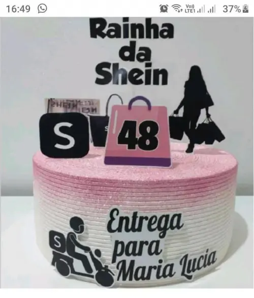 Arquivo de Corte Topo de Bolo Shein