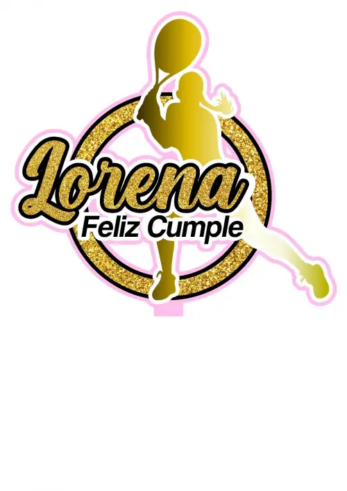 Arquivo de corte topo de bolo Beach Tenis