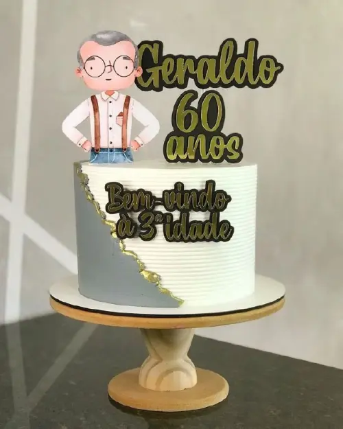 Arquivo de corte topo de bolo Vovô