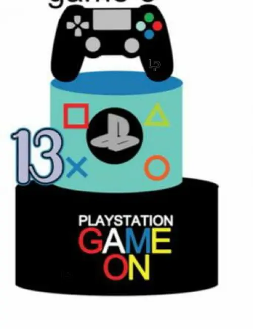 Arquivo de corte topo de bolo Video game