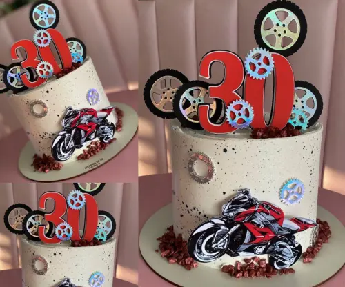 Arquivo de corte Topo de Bolo moto