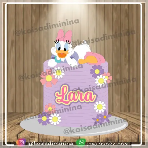 Arquivo de corte topo de bolo Margarida