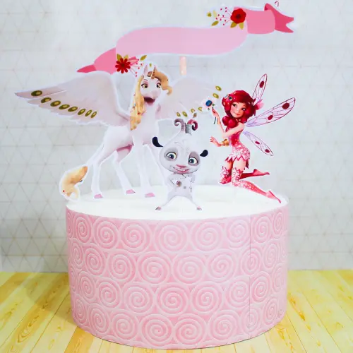 Arquivo de corte topo de bolo mundo de mia