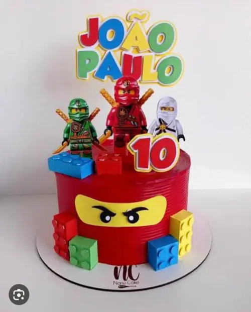 Arquivo de corte topo de bolo Ninja GO