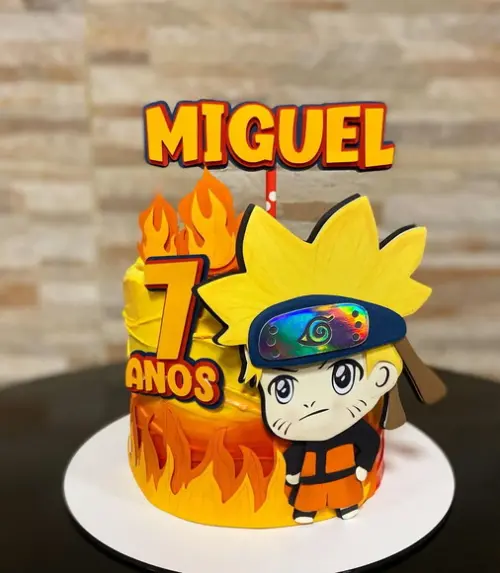 Arquivo de corte topo de bolo Naruto