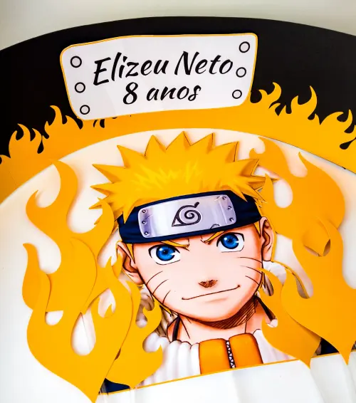 Arquivo de corte topo de bolo Naruto