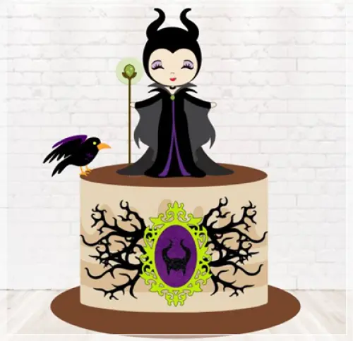 Arquivo de corte topo de bolo Malévola