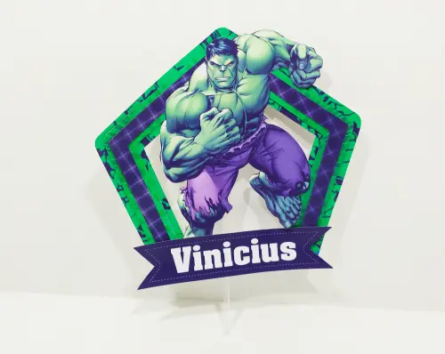 Arquivo de corte topo de bolo Hulk