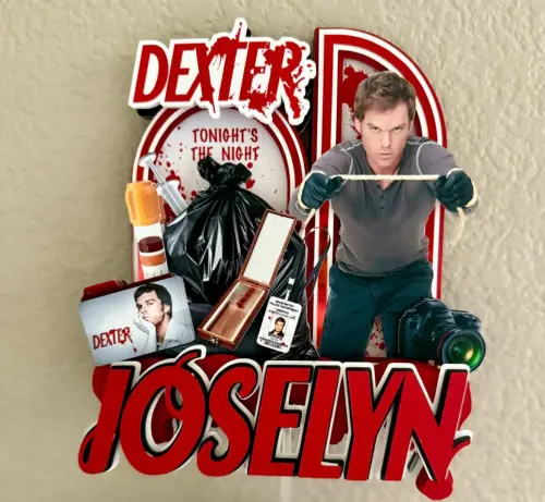 Arquivo de corte topo de bolo Dexter