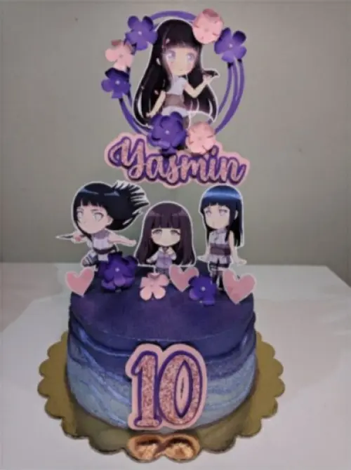 Arquivo de corte topo de bolo Hinata