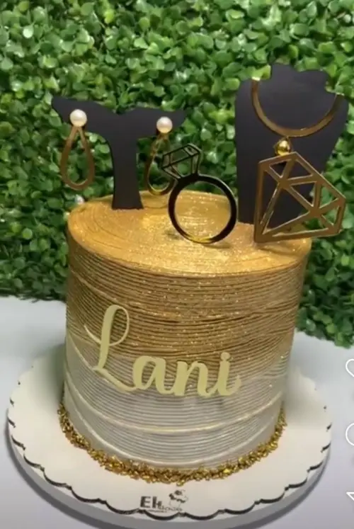 Arquivo de corte topo de bolo Jóia