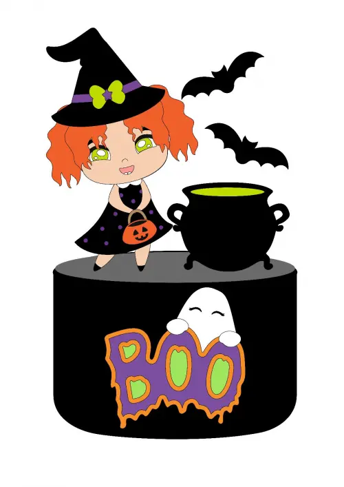 Arquivo de corte topo de bolo halloween