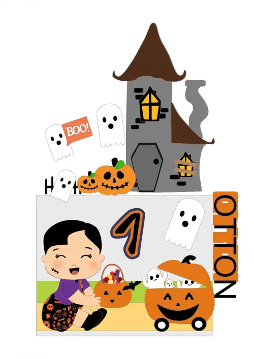 Arquivo de corte topo de bolo halloween