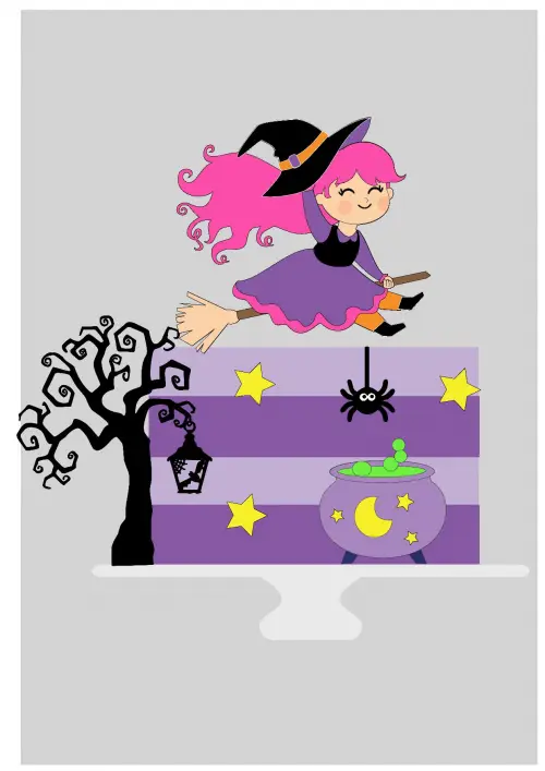 Arquivo de corte topo de bolo halloween