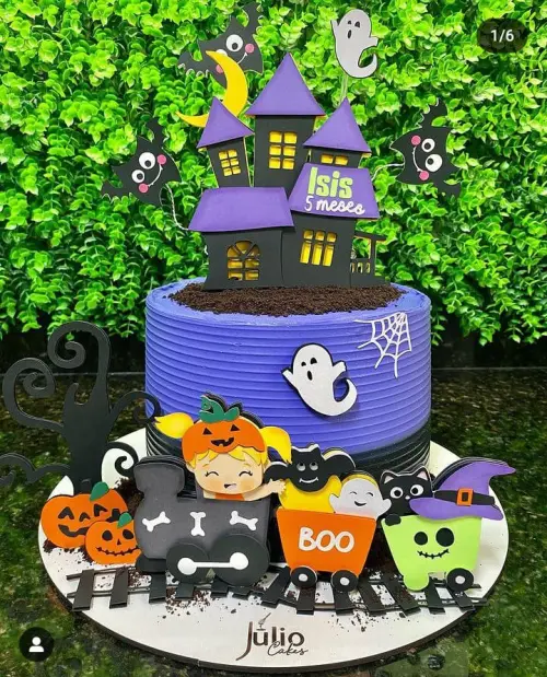 Arquivo de corte topo de bolo halloween