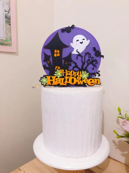 Arquivo de corte topo de bolo halloween