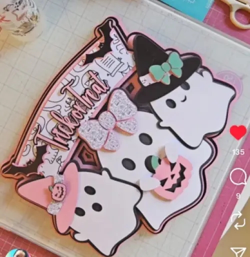 Arquivo de corte topo de bolo halloween