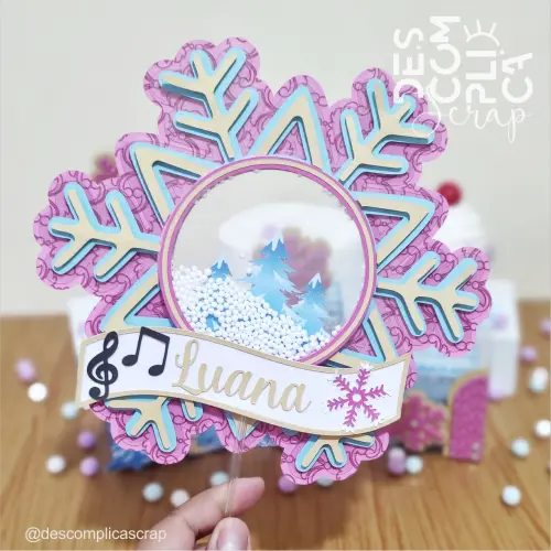 Arquivo de corte topo de bolo Inverno