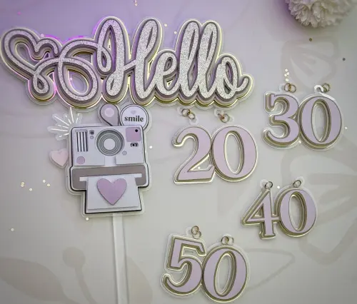 Arquivo de corte Topo de Bolo Hello