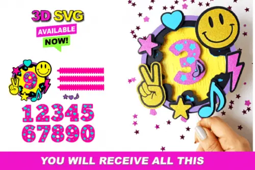 Arquivo de corte topo de bolo emoji