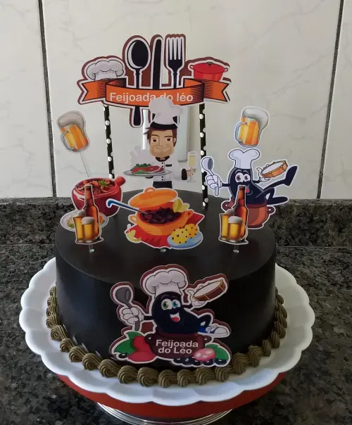 Arquivo de Corte Topo de Bolo Feijoada