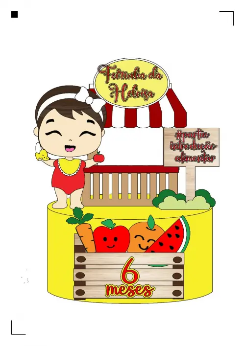 Arquivo de Corte Topo de Bolo Feira