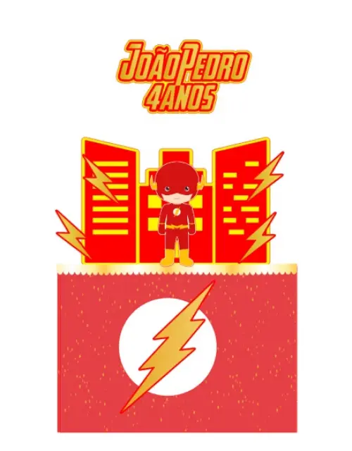 Arquivo de corte Topo de Bolo Flash