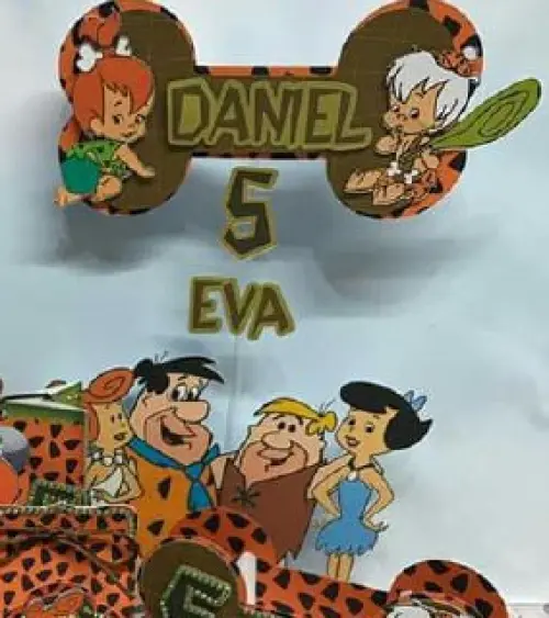 Arquivo de corte topo de bolo flinstones